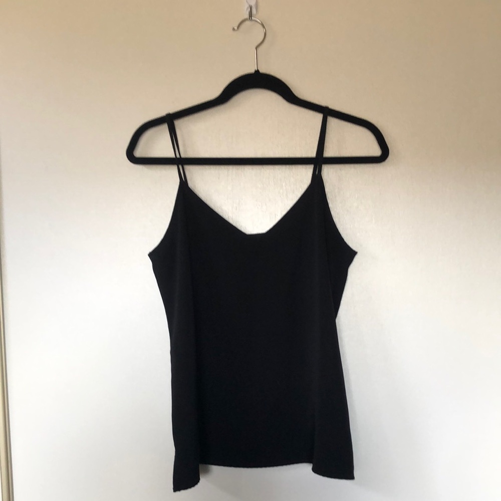 Uniqlo black slip cami
